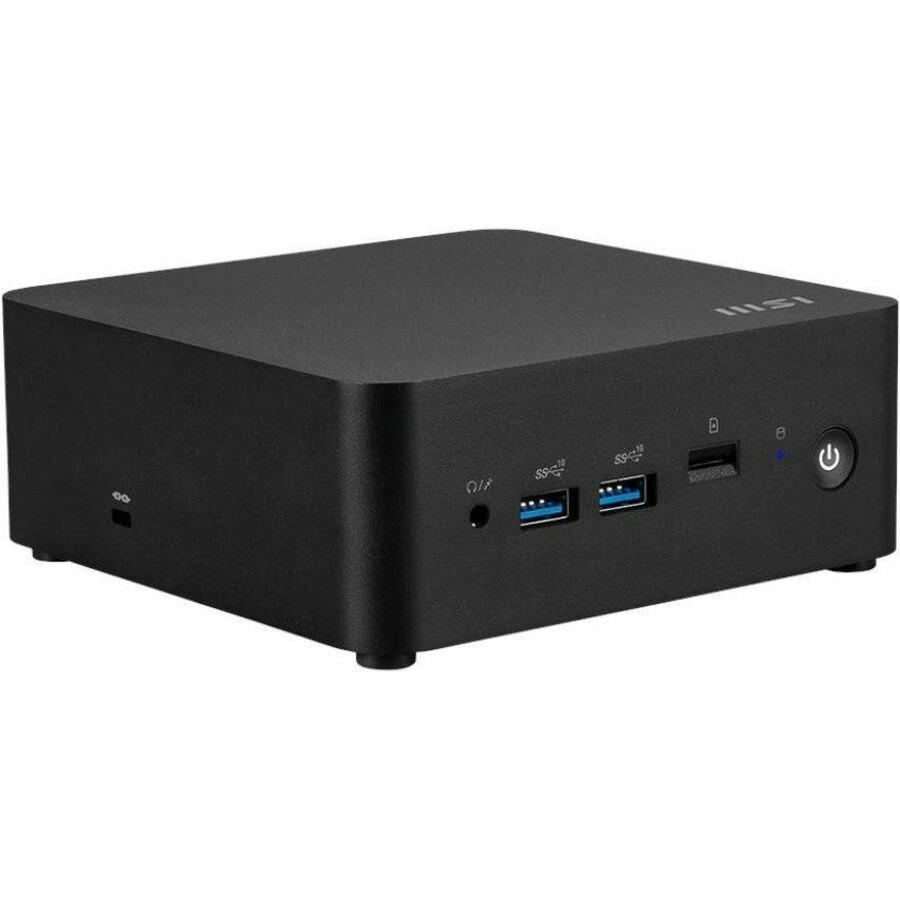 MSI Cubi NUC 13MQ Cubi NUC 13MQG-222UST Desktop Computer - Intel Core i7 13th Gen i7-1365U - vPro Technology - 1 TB SSD - Mini PC - Core Black