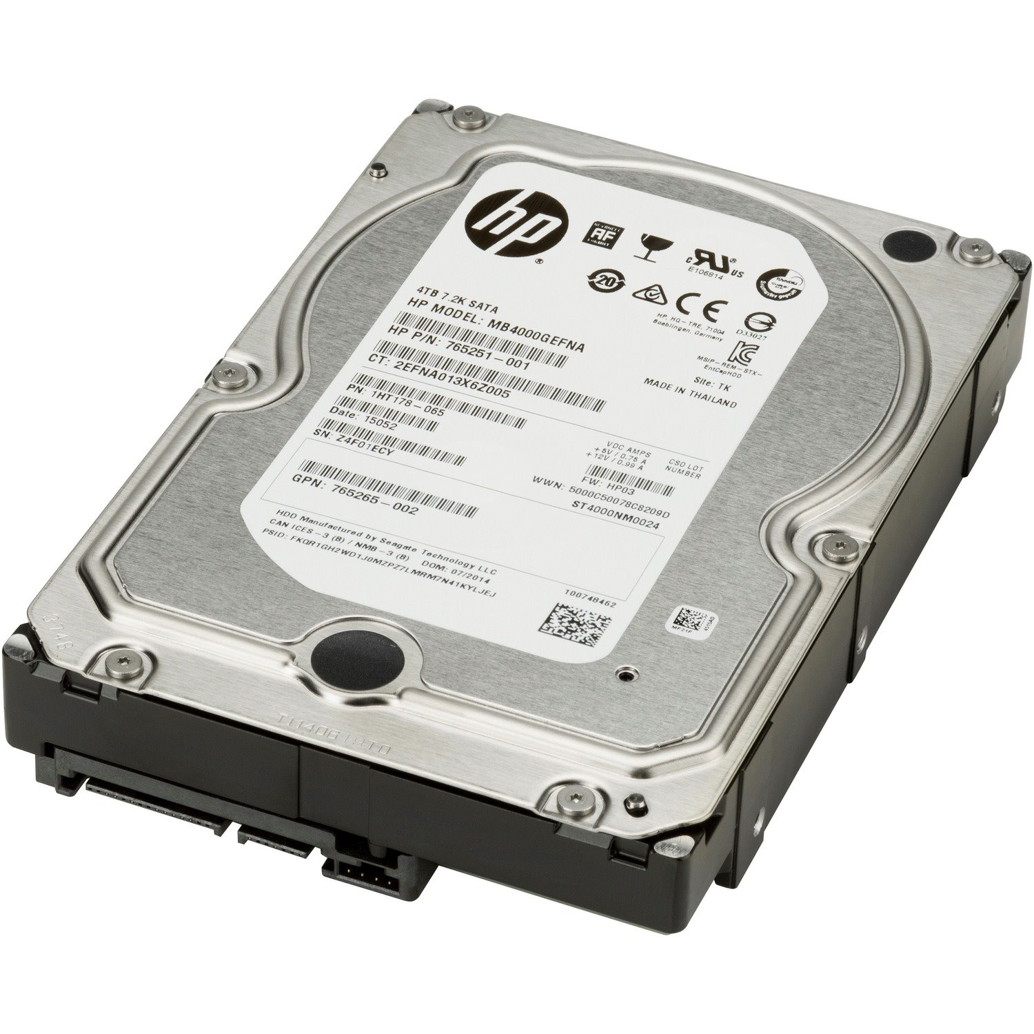 HP 4 TB Hard Drive - 3.5" Internal - SATA