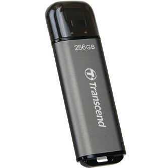 Transcend JetFlash 920 256 GB USB 3.2 (Gen 1) Type A Flash Drive - Space Gray