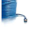 C2G 150ft Cat6 Snagless Solid Shielded Ethernet Cable - Cat6 Network Patch Cable - PoE - Blue