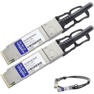 AddOn Dell DAC-QSFP-40G-7M Compatible TAA Compliant 40GBase-CU QSFP+ to QSFP+ Direct Attach Cable (Passive Twinax, 7m)