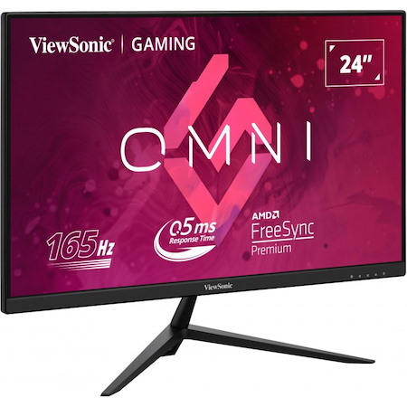 ViewSonic OMNI VX2428 24 Inch Gaming Monitor 180hz 0.5ms 1080p IPS with FreeSync Premium, Frameless, HDMI, and DisplayPort