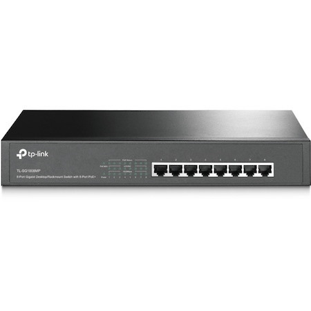 TP-Link TL-SG1008MP 8 Ports Ethernet Switch - Gigabit Ethernet - 1000Base-T