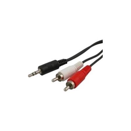 Comsol 10 m Mini-phone/RCA Audio Cable for iPod, iPhone, MP3 Player, Home Theater System, Stereo Receiver, Audio Device