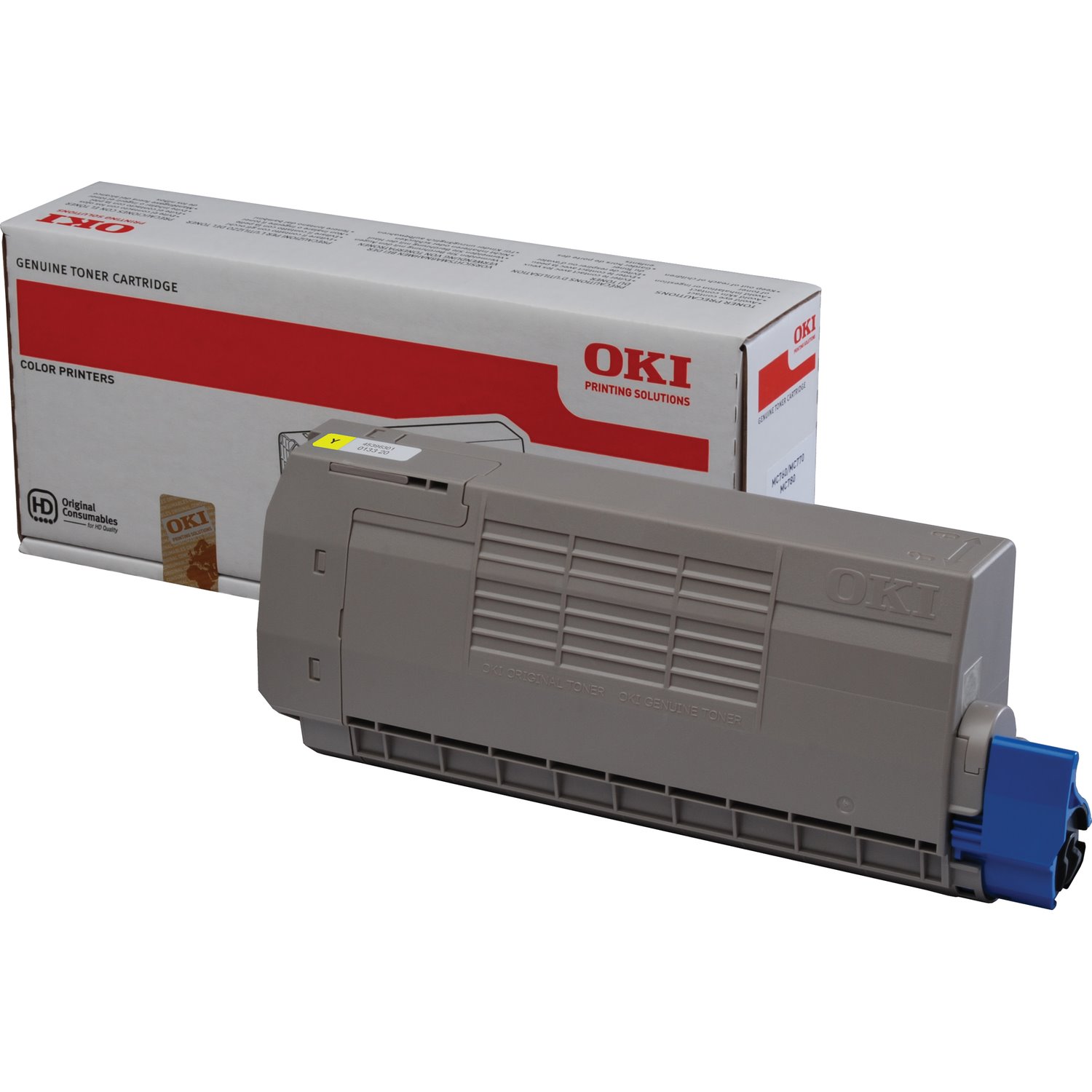 Oki Original LED Toner Cartridge - Yellow Pack