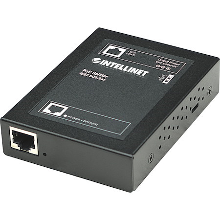 Intellinet Network Solutions PoE+ Splitter, 5, 7.5, 9 or 12 V DC output voltage