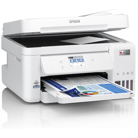 Epson EcoTank ET-4856 Wireless Inkjet Multifunction Printer - Colour - White