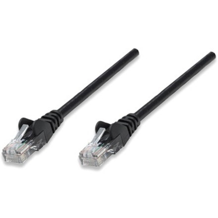 Network Patch Cable, Cat6, 5m, Black, CCA, U/UTP, PVC, RJ45, Gold Plated Contacts, Snagless, Booted, Lifetime Warranty, Polybag