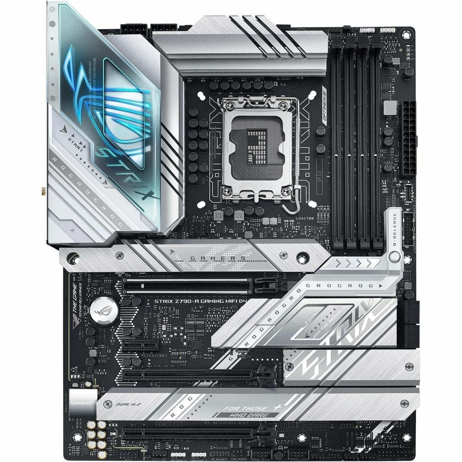 Asus ROG Strix Z790-A GAMING WIFI D4 Gaming Desktop Motherboard - Intel Z790 Chipset - Socket LGA-1700 - ATX