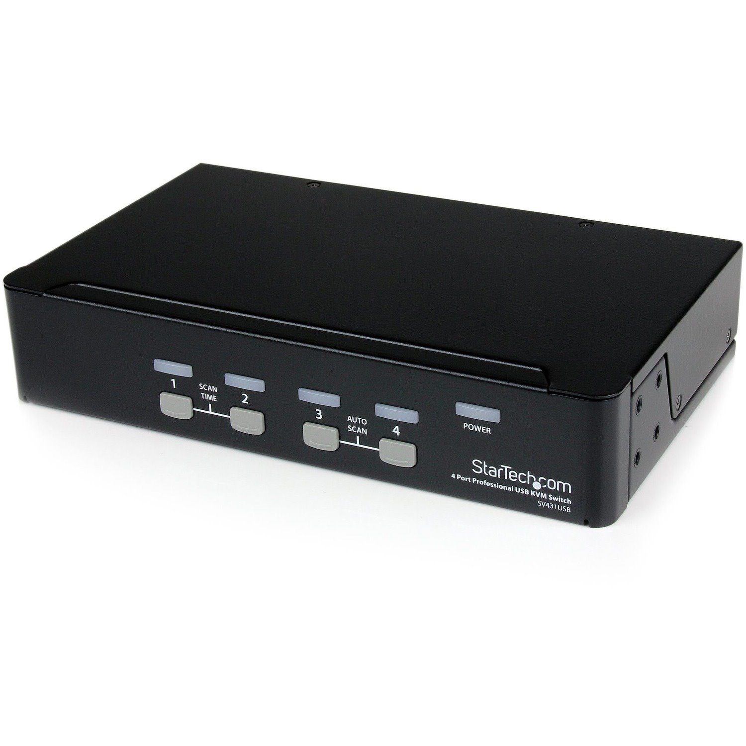 StarTech.com 4 Port Professional VGA USB KVM Switch with Hub