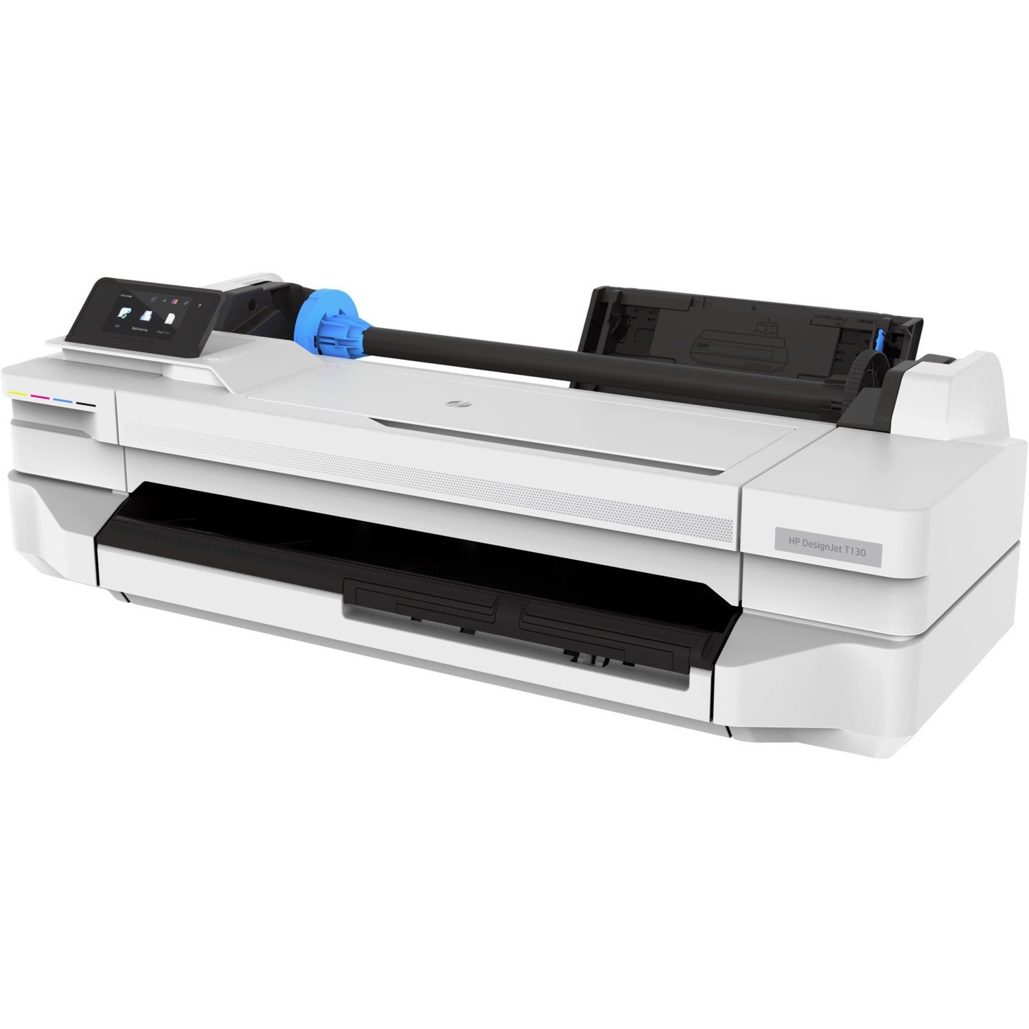 HP Designjet T100 T130 Inkjet Large Format Printer - 609.60 mm (24") Print Width - Colour