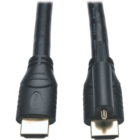 Eaton Tripp Lite Series High Speed HDMI Cable with Ethernet and Locking Connector, UHD 4K, 24AWG (M/M), 6 ft. (1.83 m)