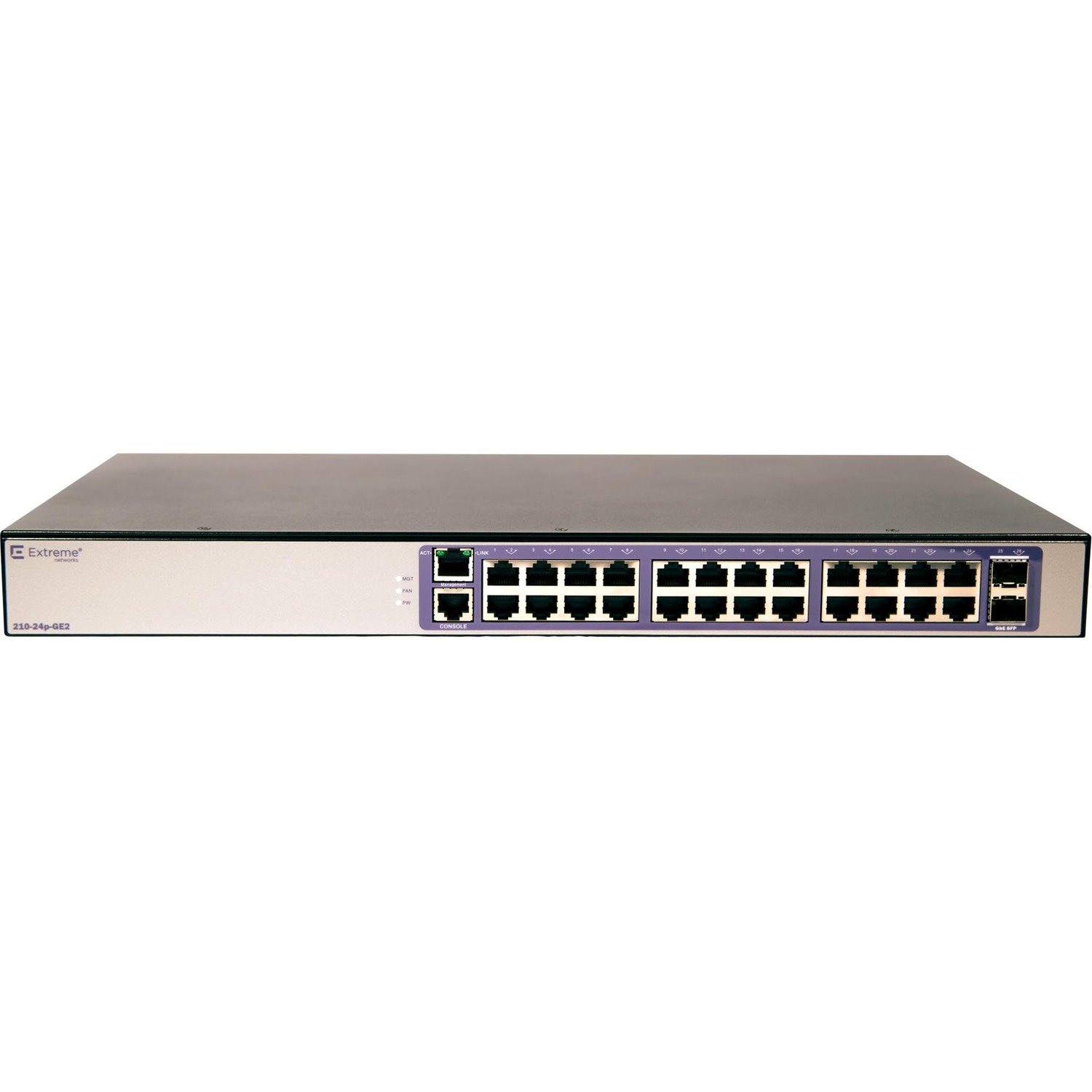 Extreme Networks 210 210-24p-GE2 24 Ports Manageable Ethernet Switch