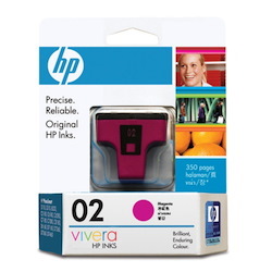 HP 2 Original Inkjet Ink Cartridge - Magenta Pack