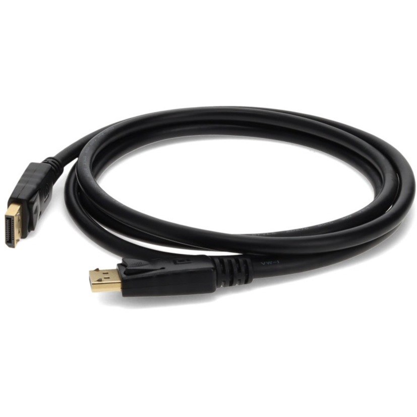 6ft DisplayPort 1.2 Male to DisplayPort 1.2 Male Black Cable For Resolution Up to 3840x2160 (4K UHD)