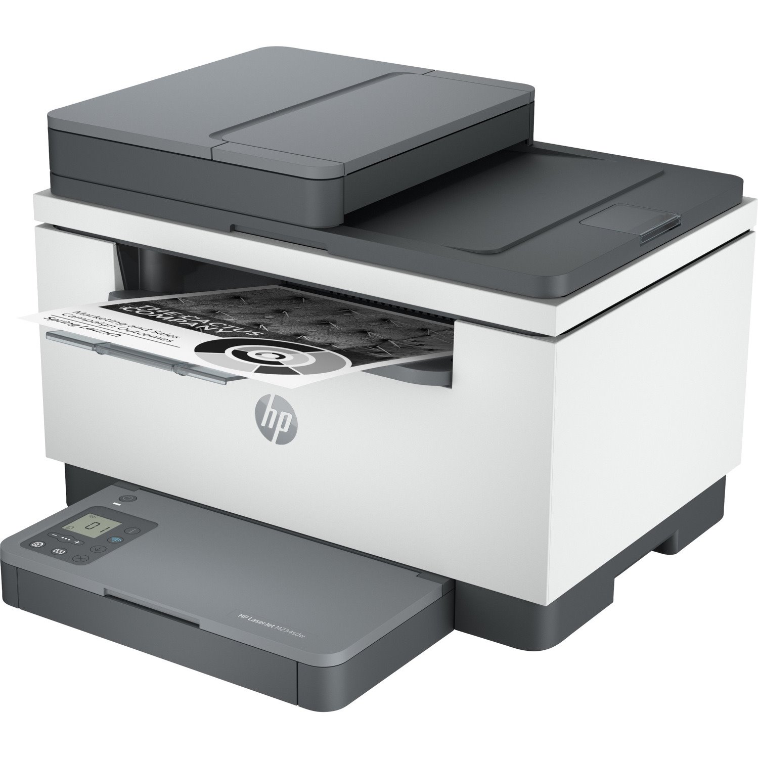 HP LaserJet M234sdw Laser Multifunction Printer-Monochrome-Copier/Scanner-30 ppm Mono Print-600x600 dpi Print-Automatic Duplex Print-20000 Pages-150 sheets Input-Color Flatbed Scanner-600 dpi Optical Scan-Wireless LAN-Apple AirPrint-HP Smart App