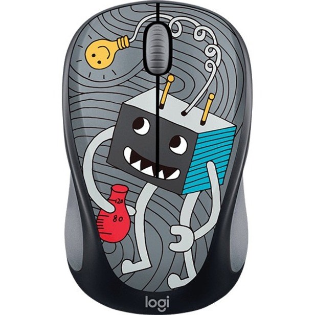 Logitech DOODLE COLLECTION M238 Mouse - Radio Frequency - USB - Optical - 3 Button(s)