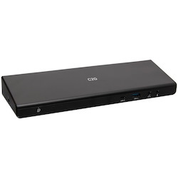 C2G USB C Triple Monitor Docking Station, HDMI, DisplayPort, Ethernet, USB - 85W Power Delivery - TAA Compliant