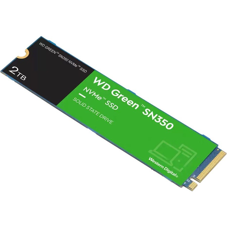 WD Green SN350 WDS200T3G0C 2TB Solid State Drive - M.2 2280 Internal - PCI Express NVMe