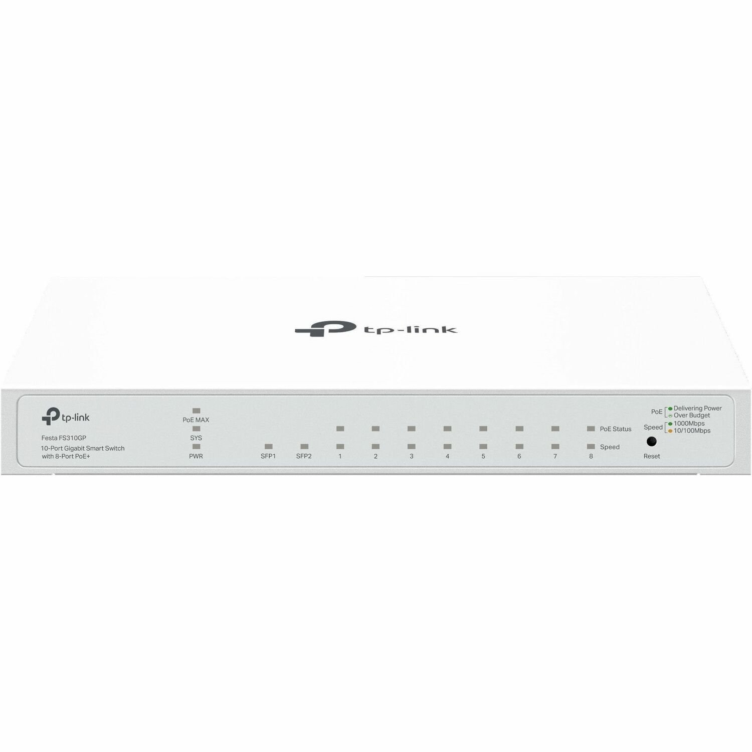 TP-Link 10-Port Gigabit Smart Switch with 8-Port PoE+