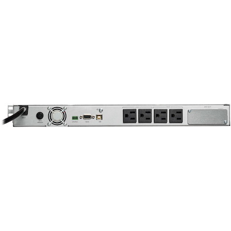 Tripp Lite by Eaton 700VA 420W 120V Line-Interactive UPS - 4 NEMA 5-15R Outlets, Network Card Option, USB, DB9, 1U Rack/Tower