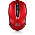Adesso iMouse S50 Mouse - Radio Frequency - USB - Optical - 3 Button(s) - Red
