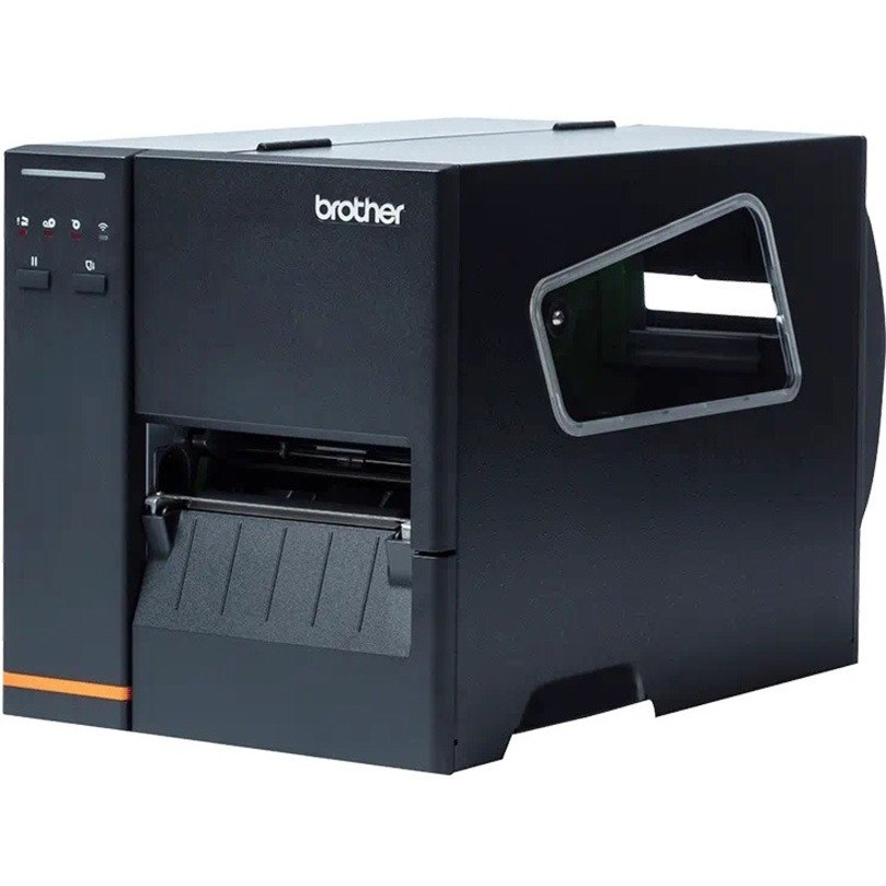 Brother TJ-4120TN Industrial Direct Thermal/Thermal Transfer Printer - Monochrome - Label Print - Fast Ethernet - USB - USB Host - Serial - Black