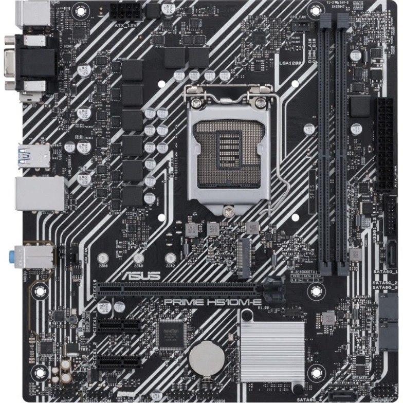 Asus Prime H510M-E Desktop Motherboard - Intel H510 Chipset - Socket LGA-1200 - Micro ATX