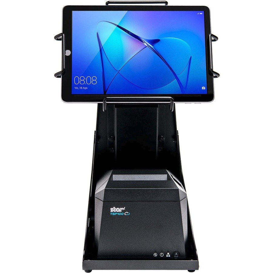 Star Micronics mUnite POS Desktop Tablet Display Stands - TSP100, TSP600, or TSP700, Black