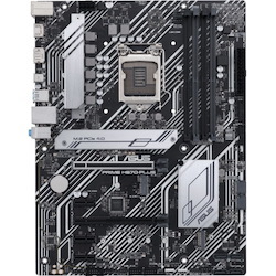 Asus Prime H570-PLUS Desktop Motherboard - Intel H570 Chipset - Socket LGA-1200 - Intel Optane Memory Ready - ATX