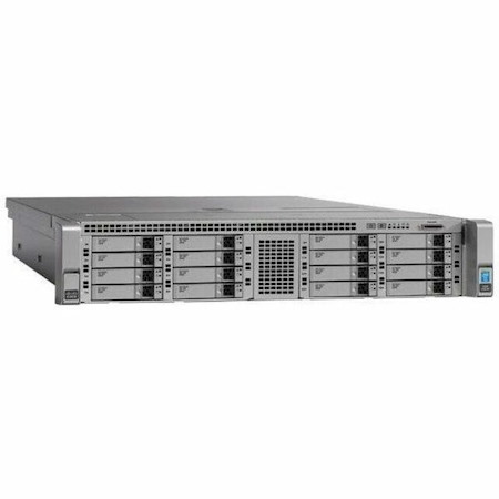 Cisco C240 M4 2U Rack Server - 2 x Intel Xeon E5-2680 v4 2.40 GHz - 256 GB RAM - Serial ATA/600 Controller