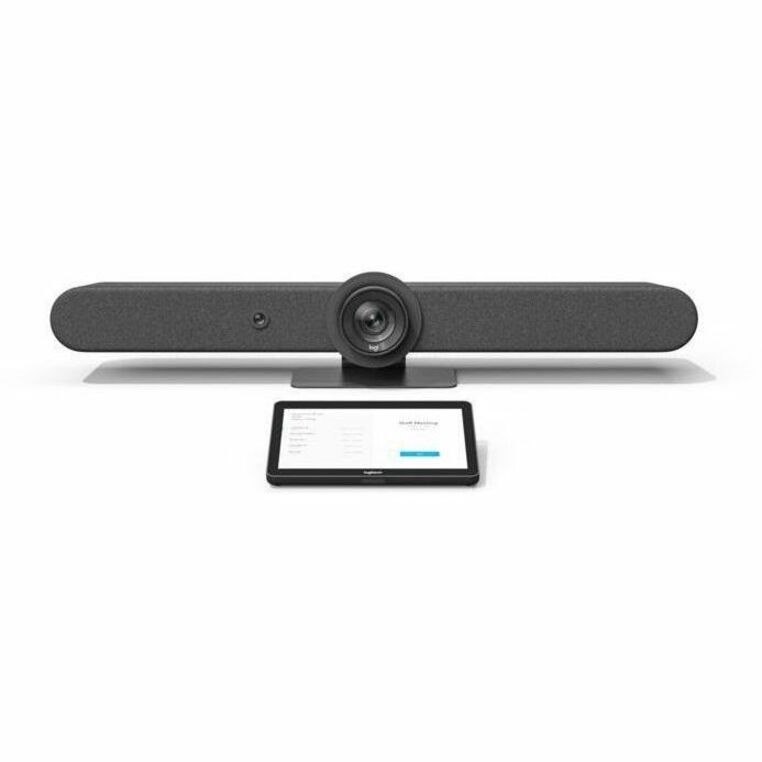 Logitech Huddle Room Universal VC Appliance with Tap Cat5e + Rally Bar Huddle, Graphite, Microsoft Teams & Zoom