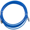 Supermicro RJ45 Cat6a 550MHz Rated Blue 15 FT Patch Cable, 24AWG