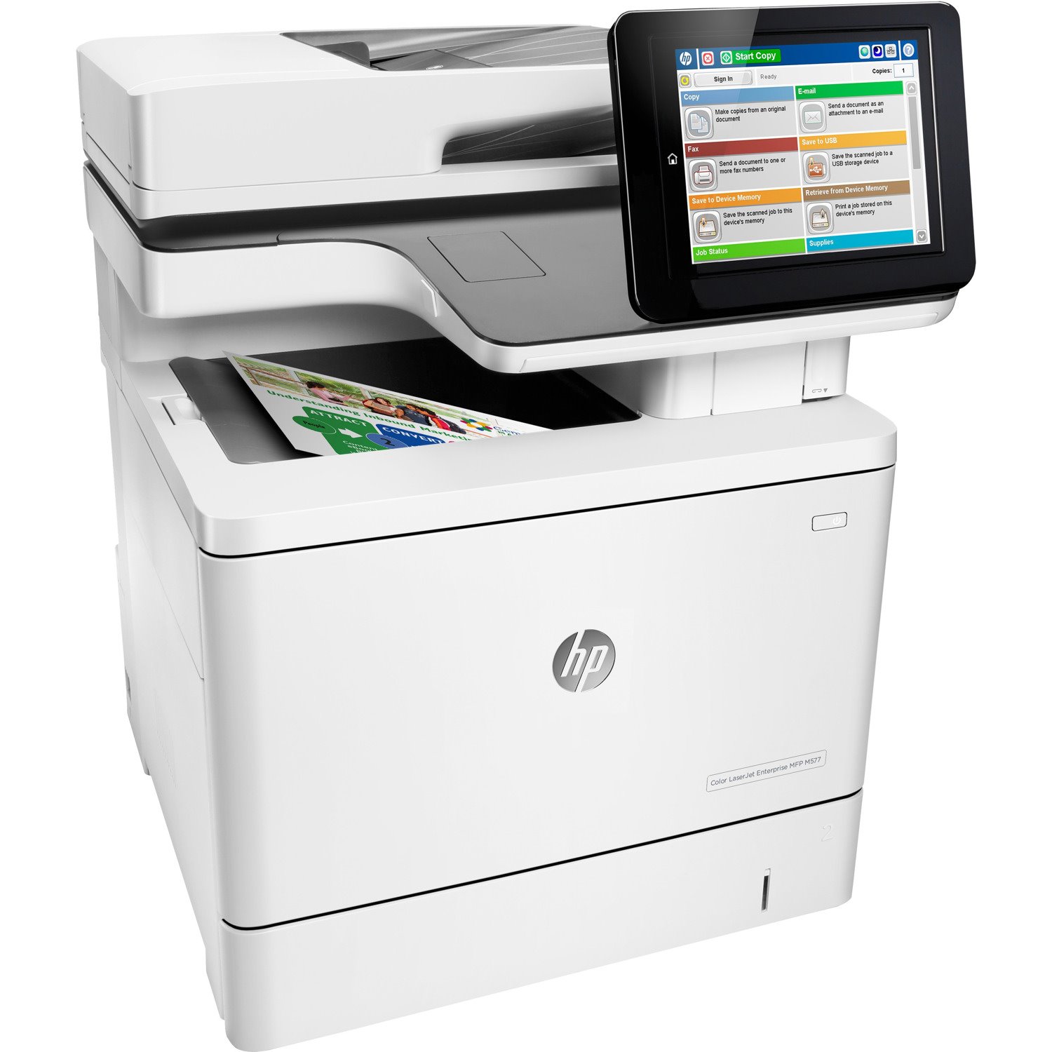 HP LaserJet M577f Laser Multifunction Printer - Colour