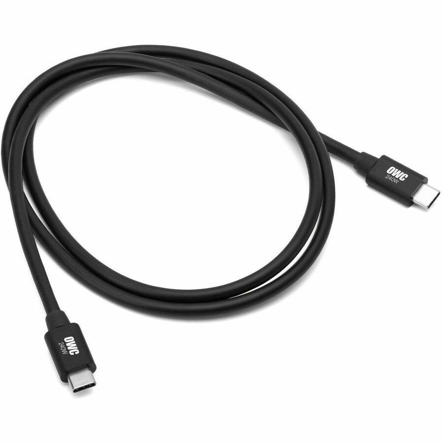 OWC 1.0M (39.4") OWC Thunderbolt 5 (USB-C) Cable Black