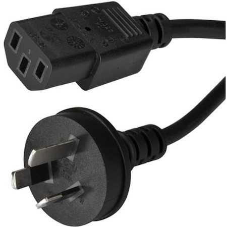StarTech.com 1m 3 ft Power Supply Cord - AS/NZS 3112 to C13 - Computer Power Cord - Monitor Power Cord - Computer Monitor Cable