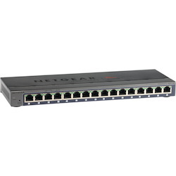 Netgear ProSafe Plus GS116E 16 Ports Ethernet Switch - 10/100/1000Base-T