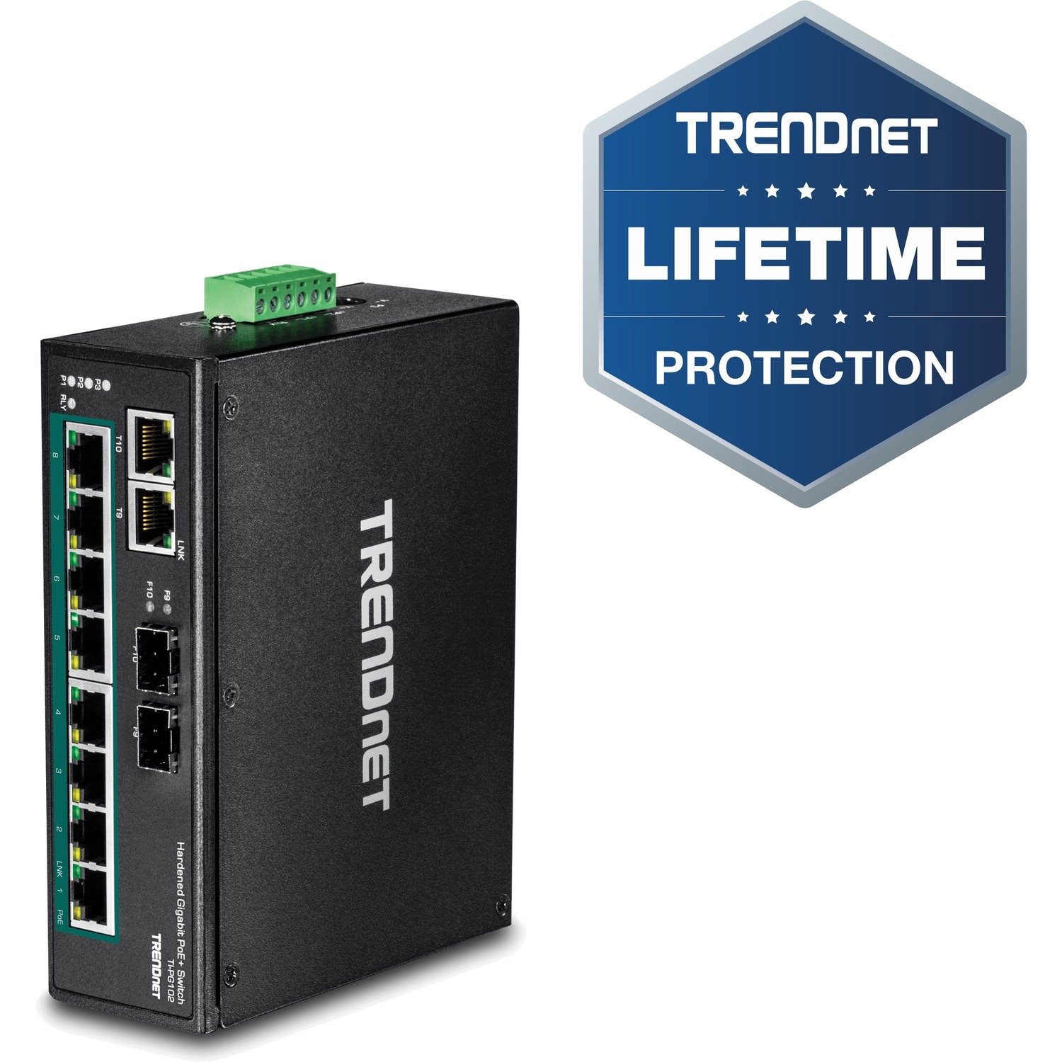 TRENDnet TI-PG102 10 Ports Ethernet Switch - Gigabit Ethernet - 1000Base-T - New