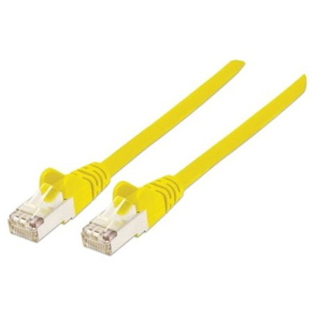 Network Patch Cable, Cat6A, 5m, Yellow, Copper, S/FTP, LSOH / LSZH, PVC, RJ45, Gold Plated Contacts, Snagless, Booted, Lifetime Warranty, Polybag