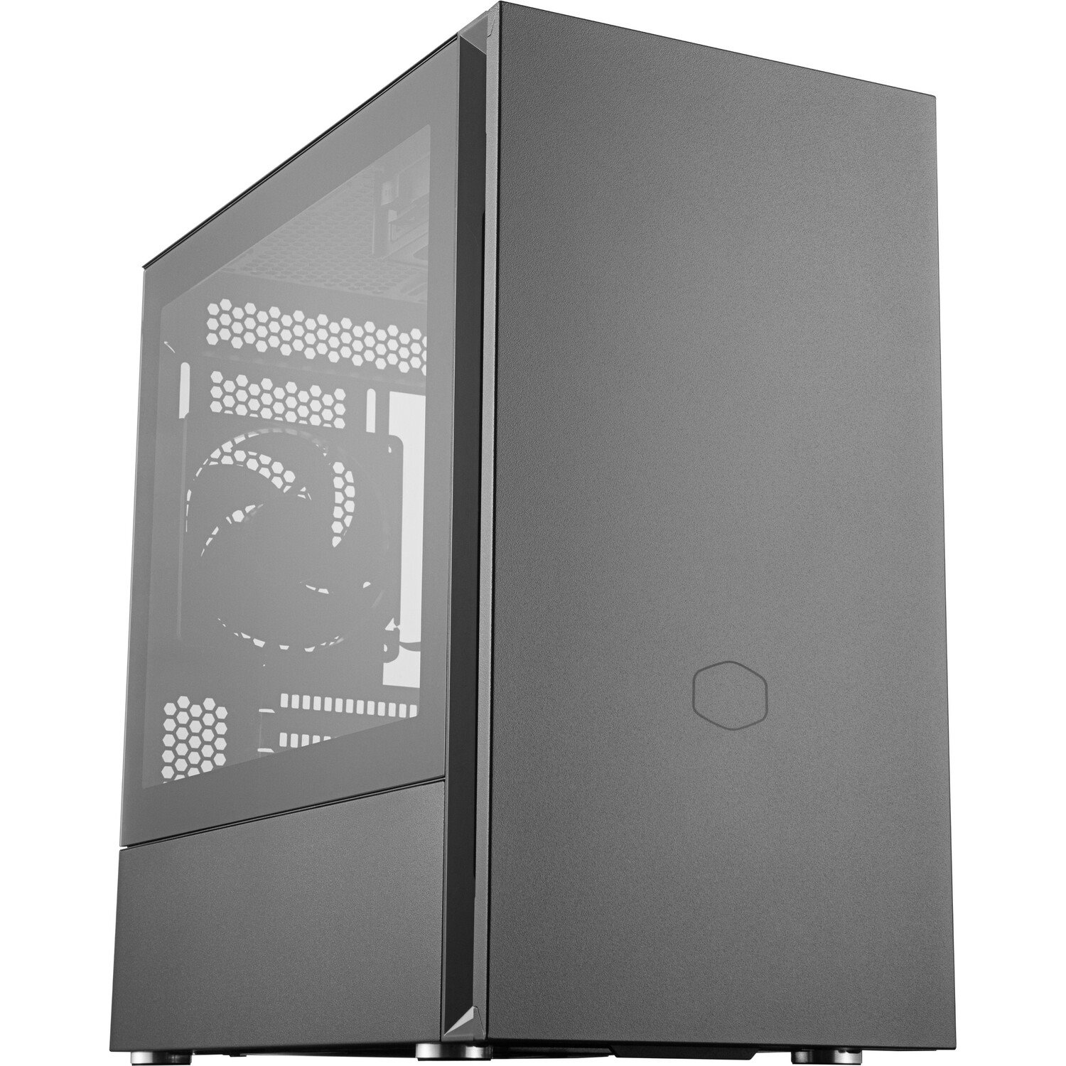 Cooler Master Silencio MCS-S400-KG5N-S00 Computer Case - Mini ITX, Micro ATX Motherboard Supported - Mini-tower - Steel, Plastic, Tempered Glass - Black