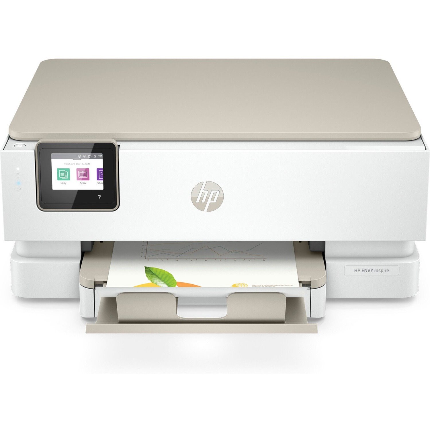 HP ENVY Inspire 7220e Wireless Inkjet Multifunction Printer - Color - Portobello