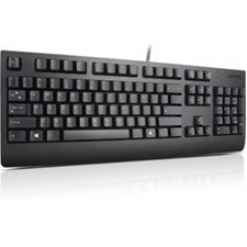 Lenovo Preferred Pro II Keyboard - Cable Connectivity - USB Interface - German - QWERTZ Layout - Black