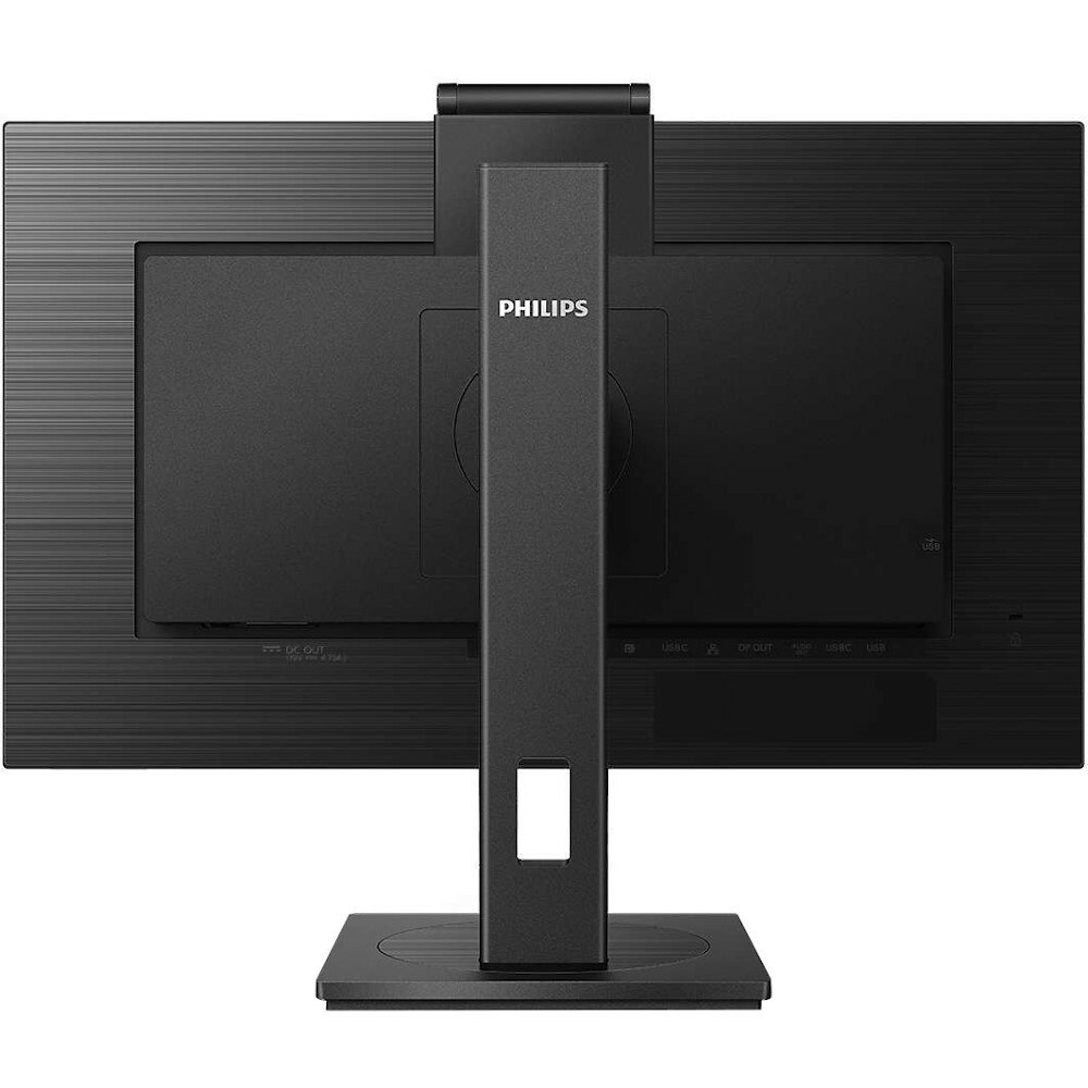 Philips 243B1JH 24" Class Webcam Full HD LCD Monitor - 16:9 - Textured Black