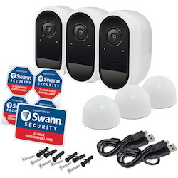 Swann SWIFI-CAMWPK3 Indoor/Outdoor Full HD Network Camera - Colour - 3 Pack