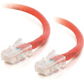 C2G-14ft Cat5e Non-Booted Crossover Unshielded (UTP) Network Patch Cable - Red