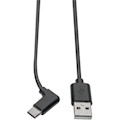 Eaton Tripp Lite Series USB-A to USB-C Cable, Right-Angle USB-C, USB 2.0, (M/M), 6 ft. (1.83 m)