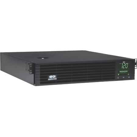 Tripp Lite by Eaton TAA-Compliant SmartPro 120V 3kVA 2.88kW Line-Interactive Sine Wave UPS, 2U Rack/Tower, Extended Run, Pre-Installed WEBCARDLX Network Interface, LCD, USB, DB9 Serial - Battery Backup