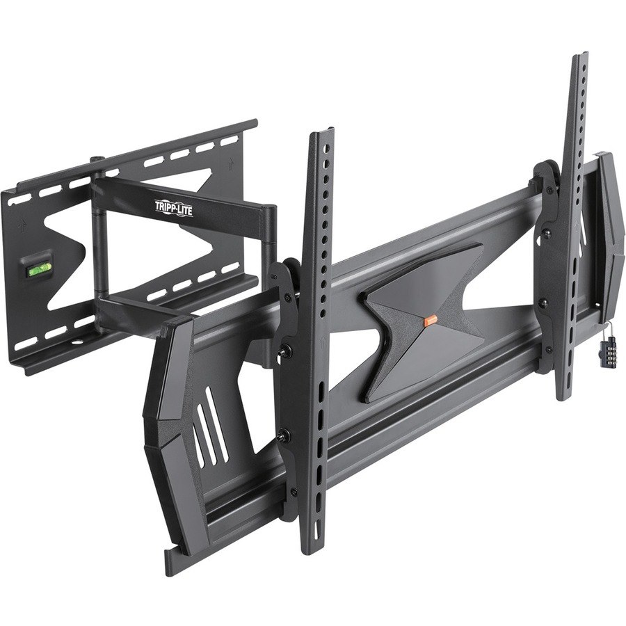 Tripp Lite by Eaton Heavy-Duty Full-Motion Security TV Wall Mount for 37" to 80" , Flat or Curved, UL Certified