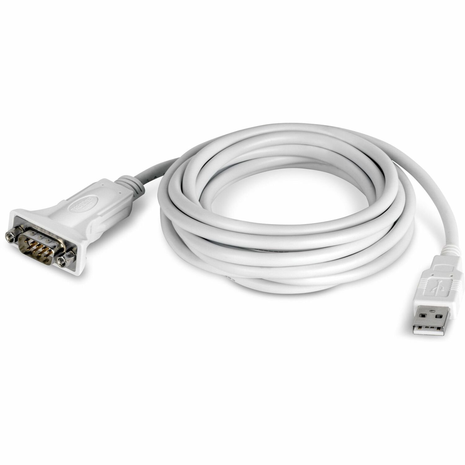 TRENDnet USB to Serial Adapter, TU-S910, 3m (10 Feet), USB to RS-232 Serial Converter, Windows and Mac Compatible, White