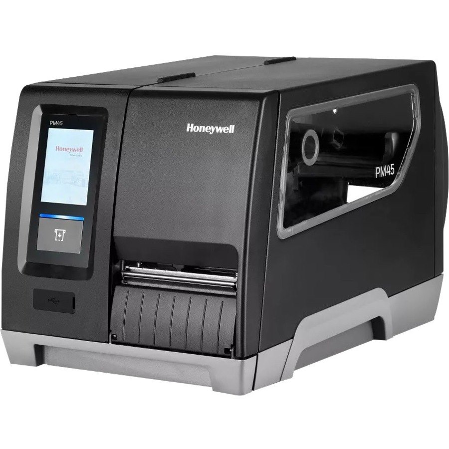 Honeywell PM45A Thermal Transfer Printer - Monochrome - Label Print - Ethernet - RFID - US